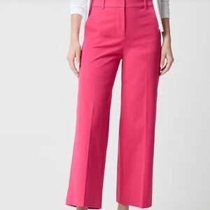 J. Crew Women's Bright Pink Remy Wide Leg Pants Size 22